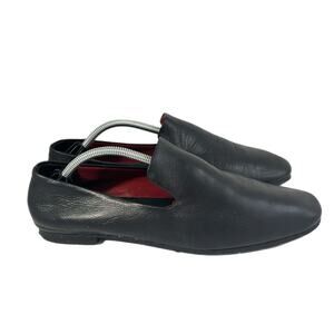 Musse & Cloud Soft Leather Loafers Womens Size 9 Black Classic